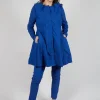 A-Line Structured Jacket in Royal
