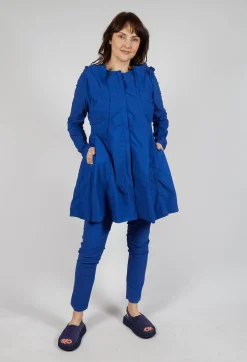 A-Line Structured Jacket in Royal