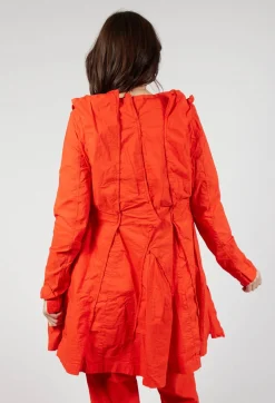 A-Line Structured Jacket in Mandarine