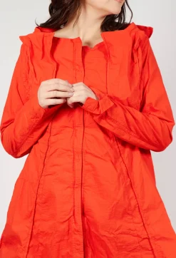 A-Line Structured Jacket in Mandarine