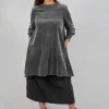 A-Line Tunic in Pewter