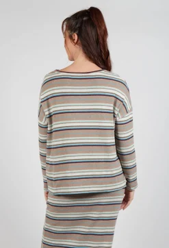 Alison Jumper in Alpaca Stripe