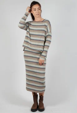Alison Jumper in Alpaca Stripe