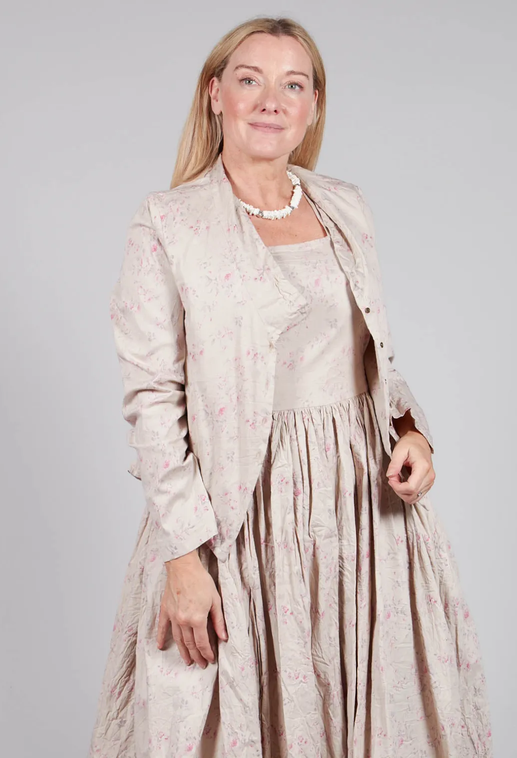 Aloe Jacket in Liberty Beige Print