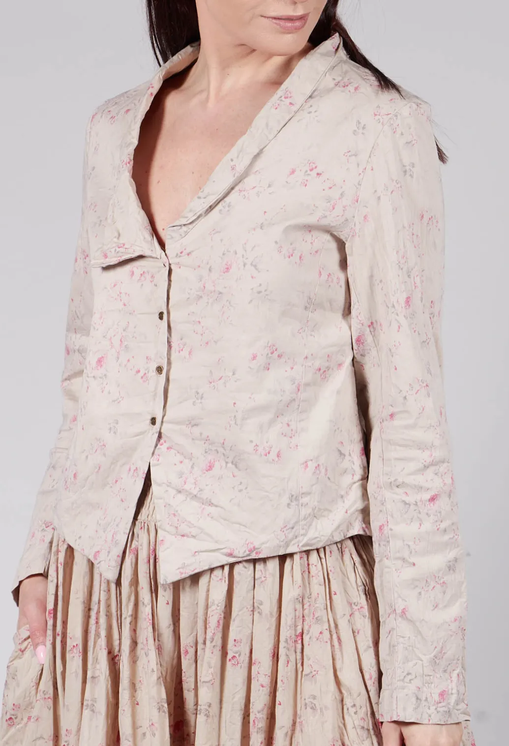 Aloe Jacket in Liberty Beige Print
