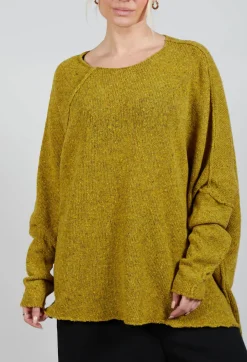 Altitud Knitted Jumper in Apple Green