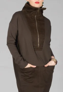 Alva Dress in Earth