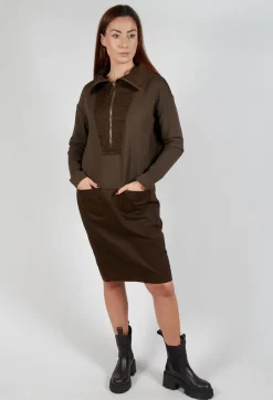 Alva Dress in Earth
