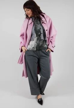 Amanda Blouse in Optical Grey