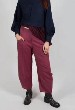 Ambra Trousers in Wine
