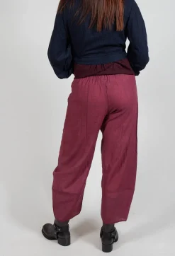 Ambra Trousers in Wine