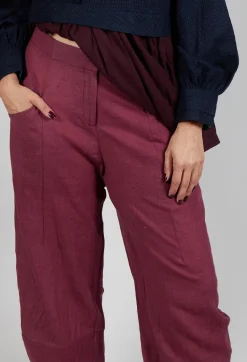 Ambra Trousers in Wine