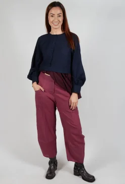 Ambra Trousers in Wine