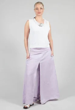 Anais T-Shirt Vest in Lilac