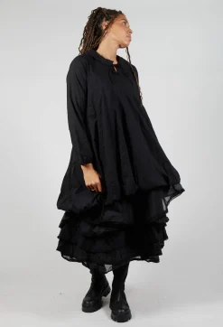 Ancolie Dress in Coton Noir