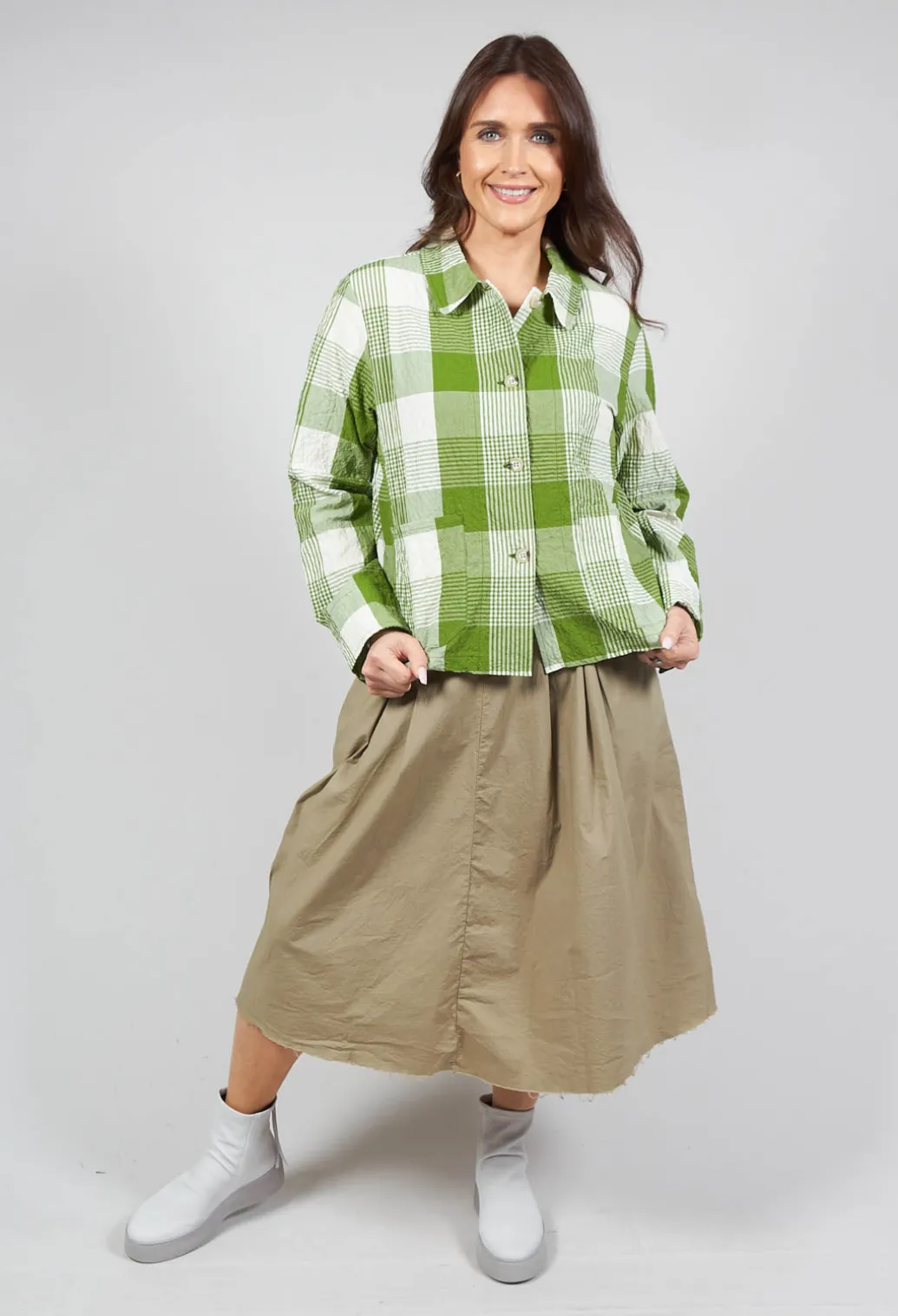 Andy Q Jacket in Avocado