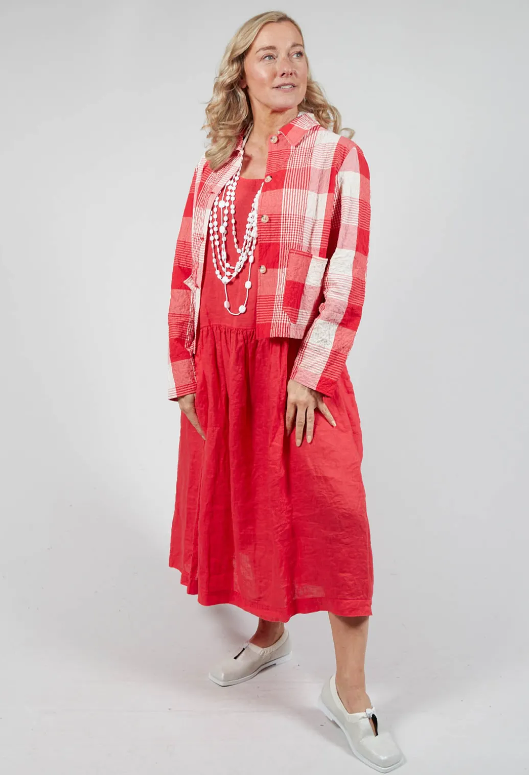 Andy Q Jacket in Fuoco