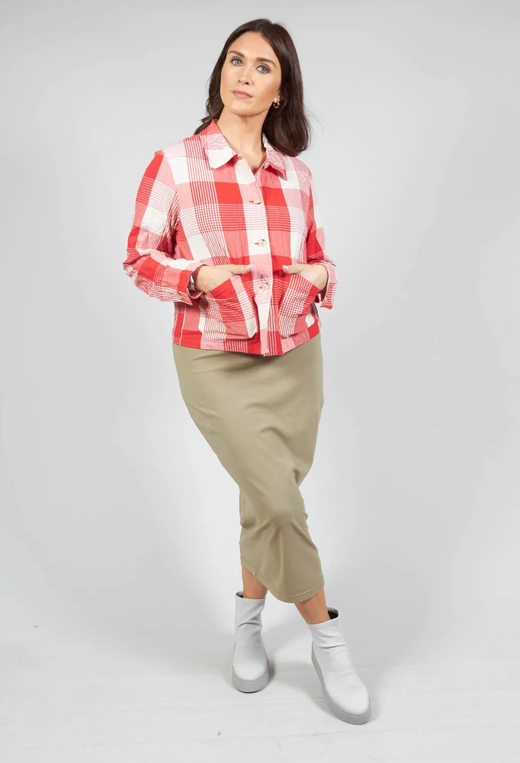 Andy Q Jacket in Fuoco