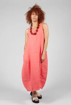 Anguille Dress in Nectarine