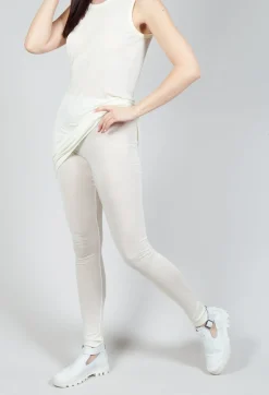 Ankle Cropped Leggings in Lilly 50% Cloud