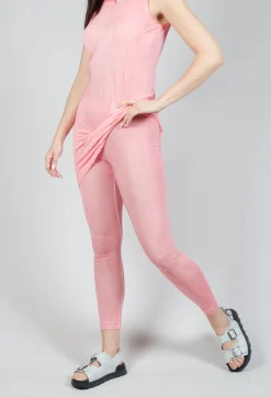 Ankle Cropped Leggings in Rose 50% Cloud