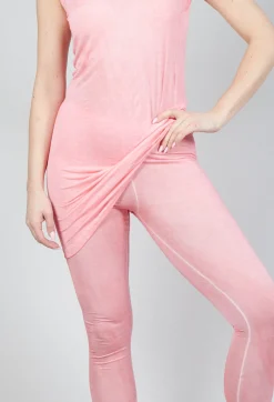 Ankle Cropped Leggings in Rose 50% Cloud