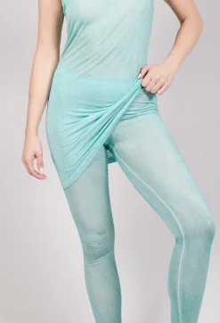 Ankle Cropped Leggings in Tulip 50% Cloud