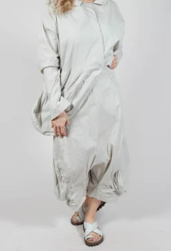 Ankle Cropped Pull On Trousers in Moon