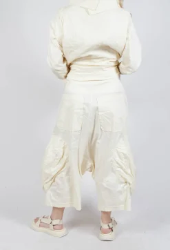 Ankle Cropped Pull On Trousers in Galaxy