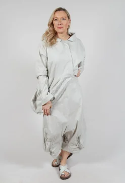 Ankle Cropped Pull On Trousers in Moon