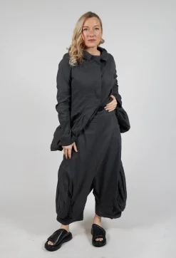 Ankle Cropped Pull On Trousers in Asteroid