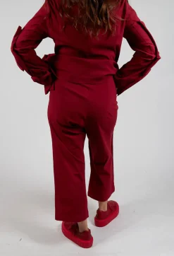 Ankle Double Front Trousers in Sunset