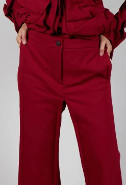 Ankle Double Front Trousers in Sunset