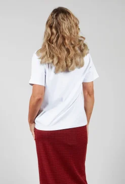 Applique T Shirt in White