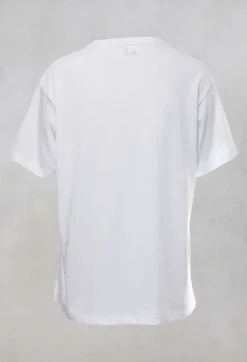 Applique T Shirt in White
