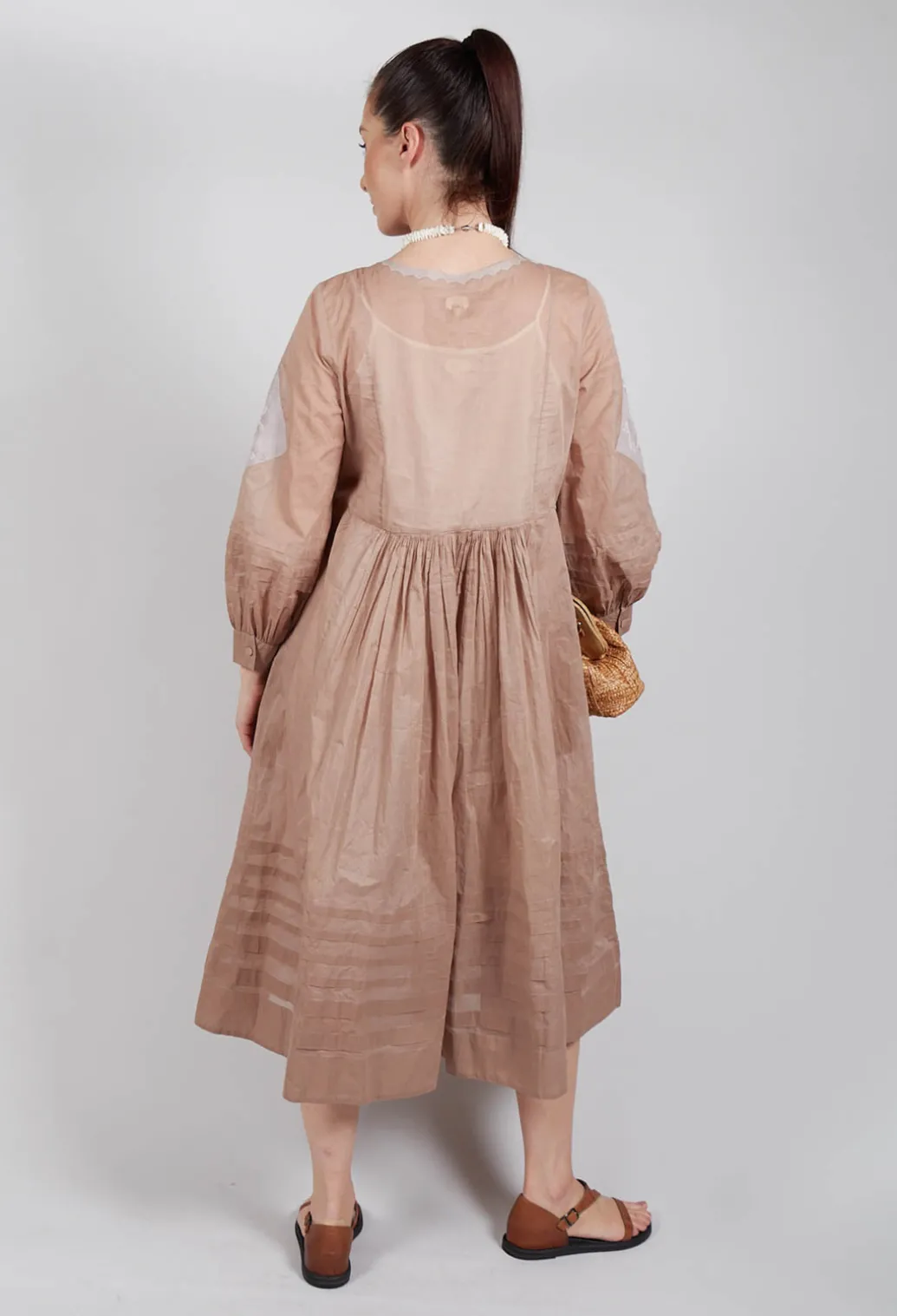 Arabella Dress in Mocha
