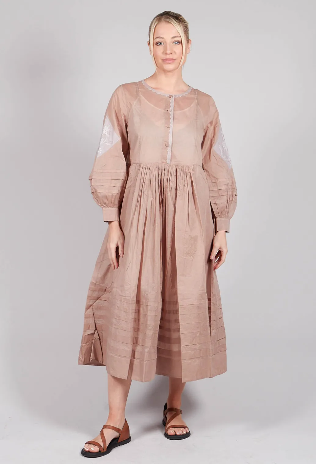 Arabella Dress in Mocha