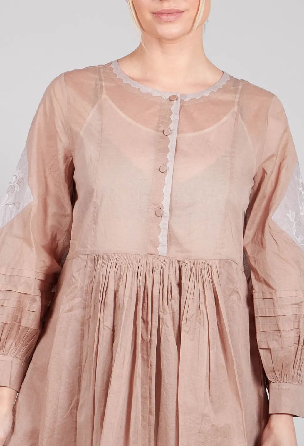 Arabella Dress in Mocha