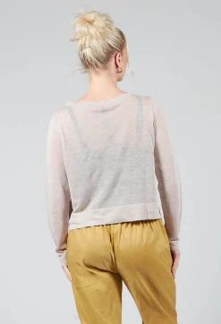 Art Deco Jumper in Mastic