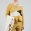 Art Deco Jumper in Yellow