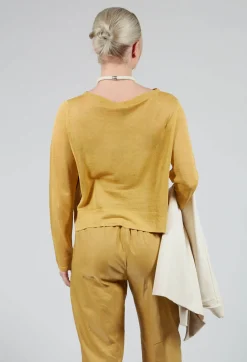Art Deco Jumper in Yellow