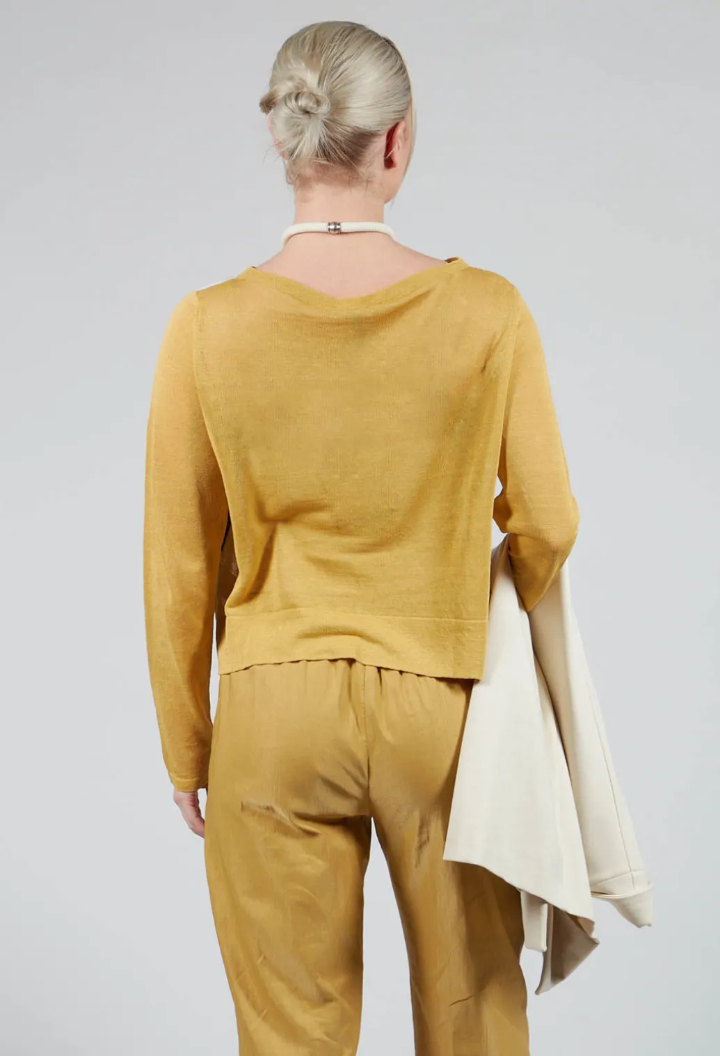 Art Deco Jumper in Yellow