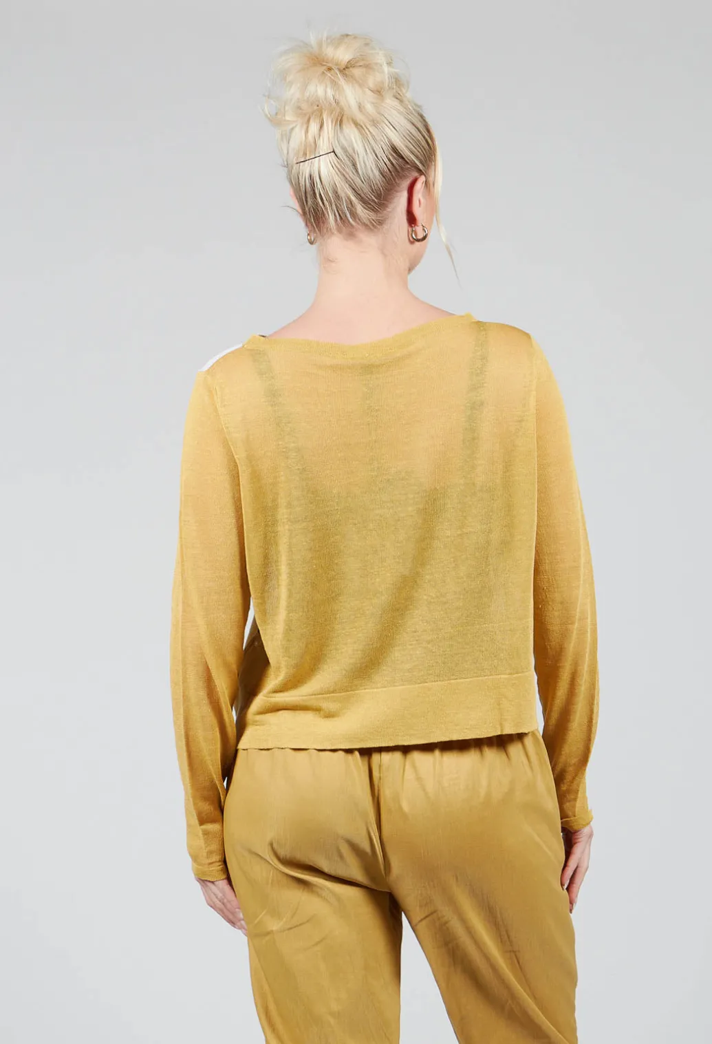 Art Deco Jumper in Yellow
