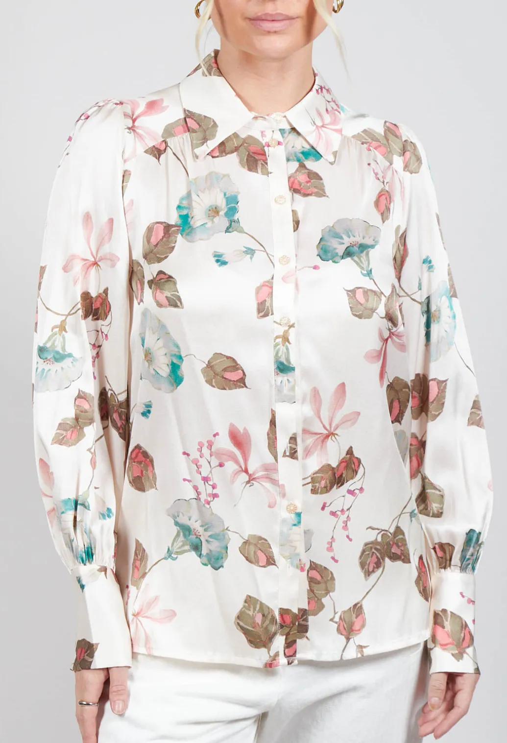 Asta Shirt in Bindweed Cream