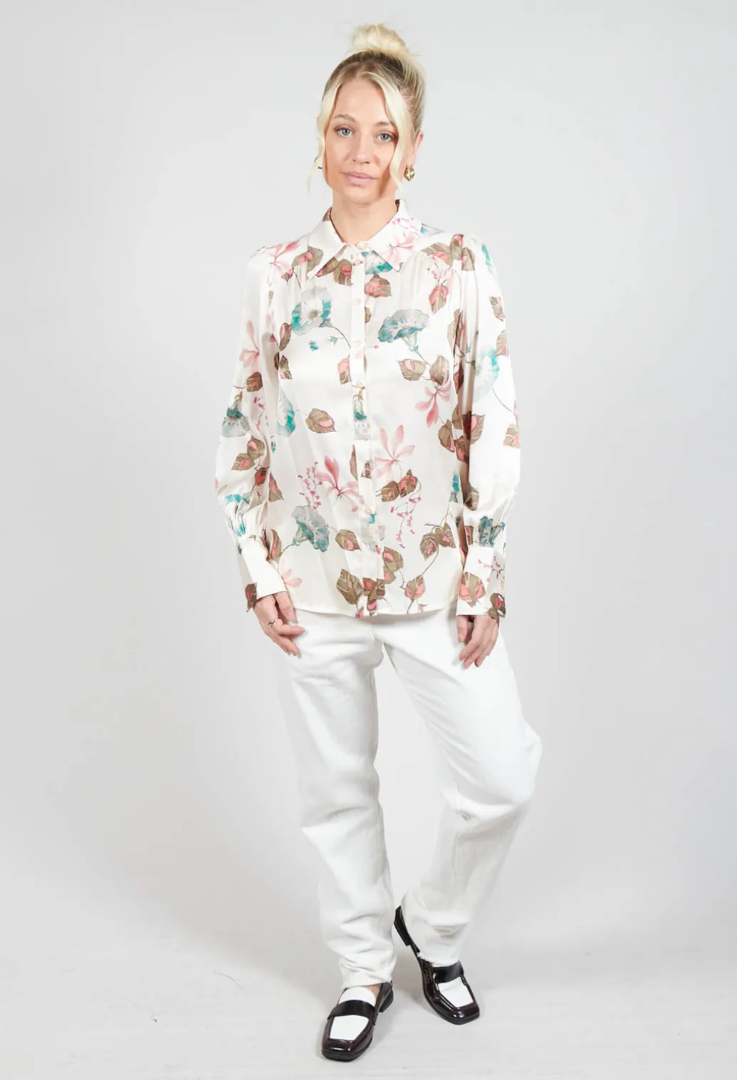 Asta Shirt in Bindweed Cream