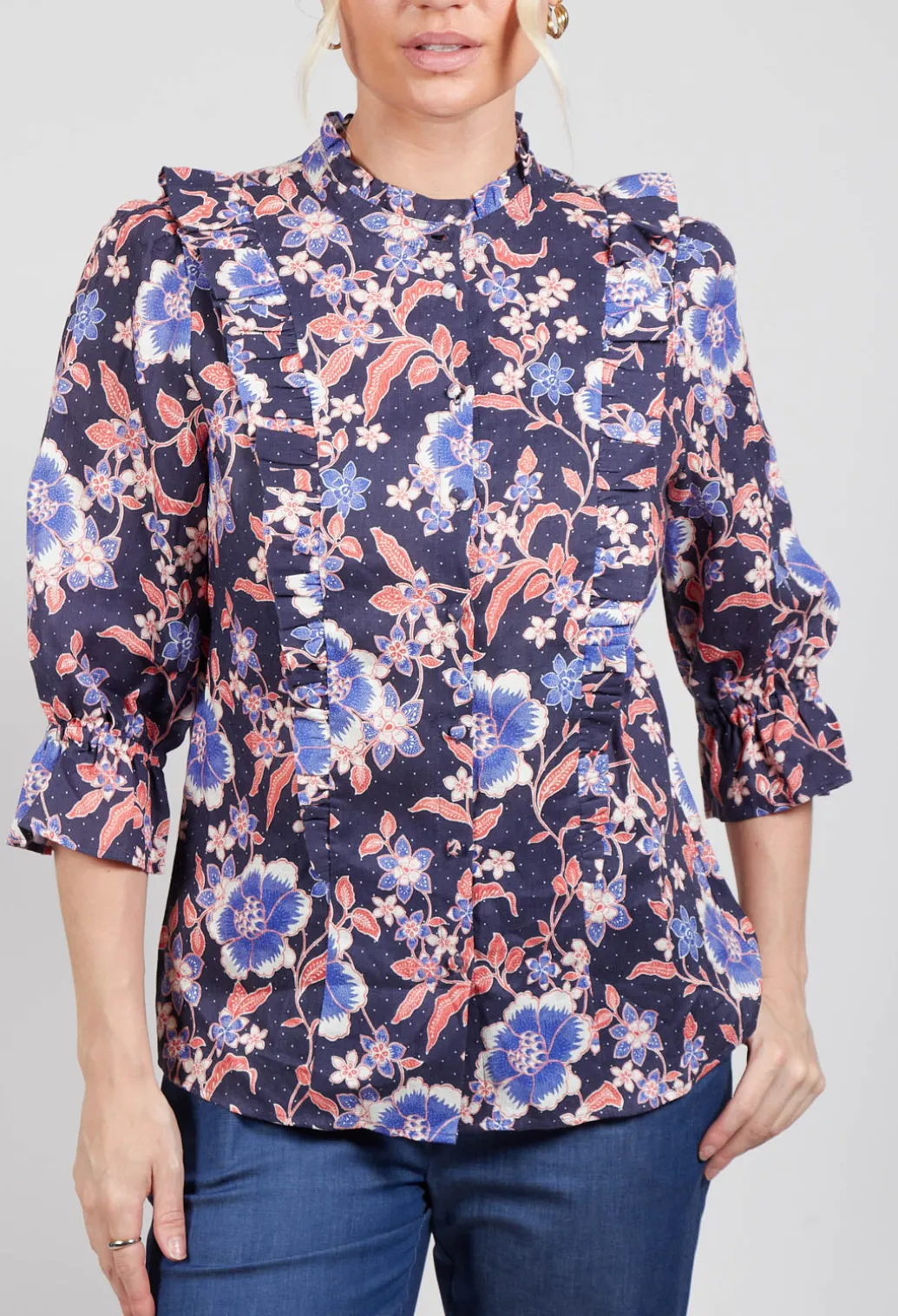 Astrid Shirt in Malva Coral