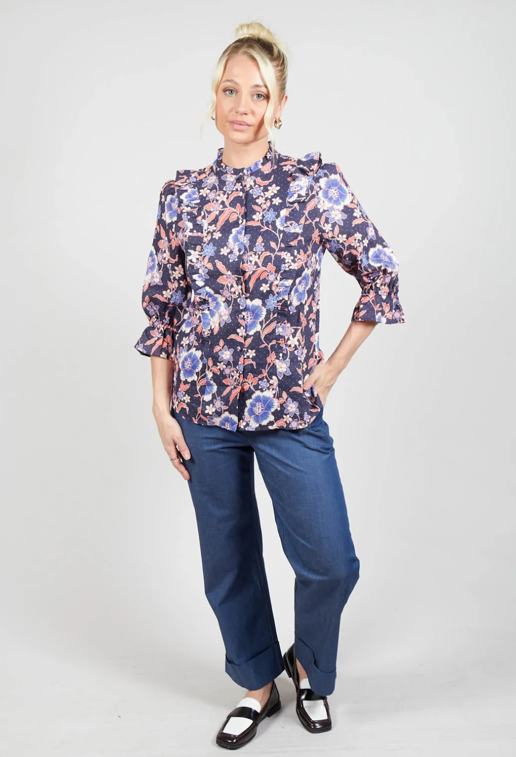 Astrid Shirt in Malva Coral