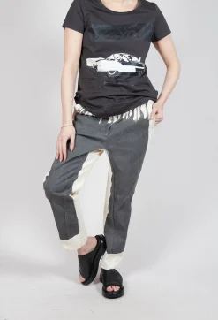 Asymmetric Belt Loop Trouser in Asteroid Paint
