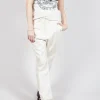Asymmetric Belt Loop Trouser in Galaxy Paint