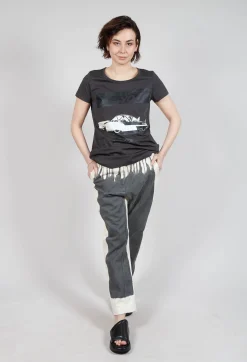 Asymmetric Belt Loop Trouser in Asteroid Paint